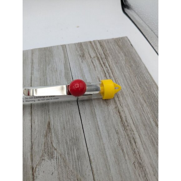Vintage Chaney Acu-Rite Temp Candy #1Icing Deep Fat Kitchen Craft Thermometer 9" - Picture 4 of 7